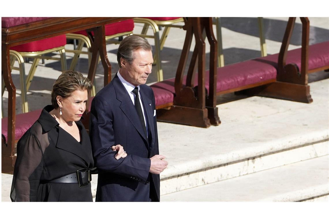 Luxemburgs Großherzog Henri und Großherzogin Maria Teresa