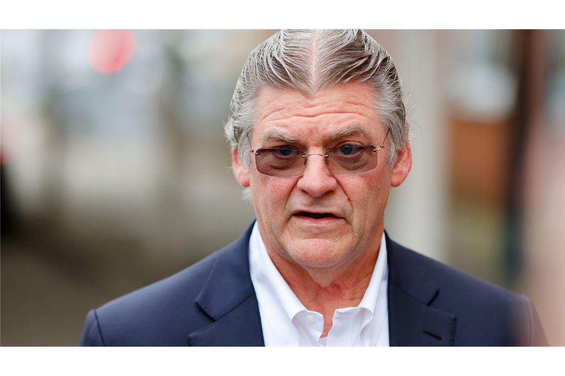 Lyten-Chef Dan Cook hatte im März in Kiel seine Pläne für den Northvolt-Standort Heide vorgestellt. (Archivbild)