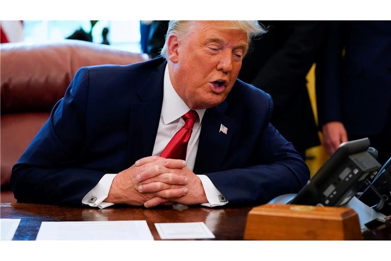 Machado habe ihm den Preis gewidmet, erzählte Trump nach dem Gespräch. (Archivbild)