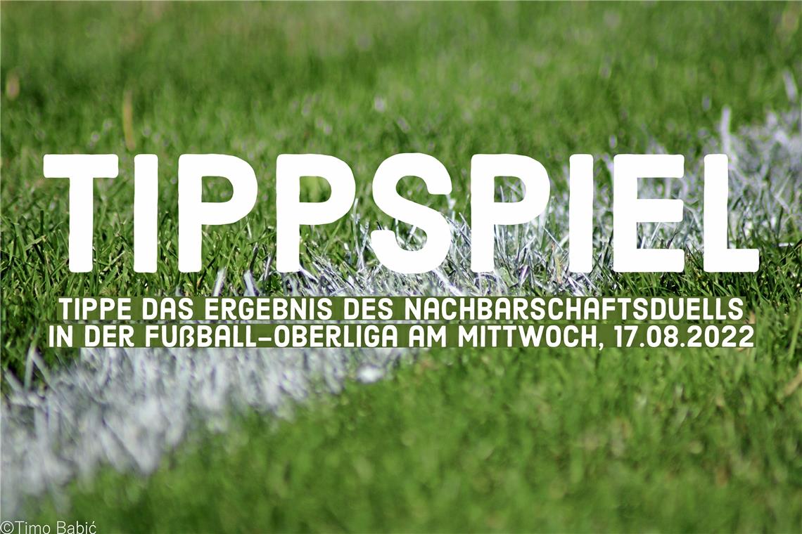Wie endet das Duell der TSG Backnang gegen die SG Sonnenhof? Mache beim Tippspiel unserer Zeitung mit. Foto: Timo Babic