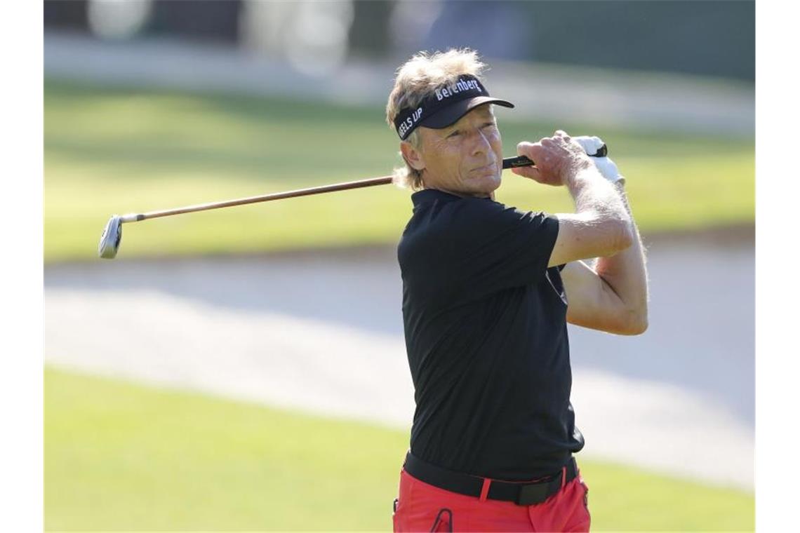 Golf-Legende Langer und die besonderen Masters-Momente Macht auch mit 63 Jahren noch eine Topfigur auf dem Golfplatz: Bernhard Langer. Foto: Curtis Compton/TNS via ZUMA Wire/dpa