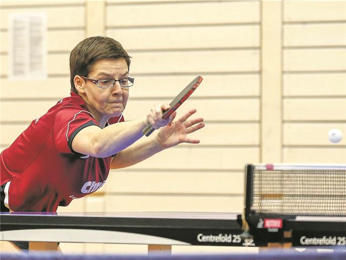 Machte für Kellerkind Burgstetten den entscheidenden Punkt zum wichtigen 8:5-Heimsieg gegen Ketsch: Ines Marquardt. Foto: A. Becher