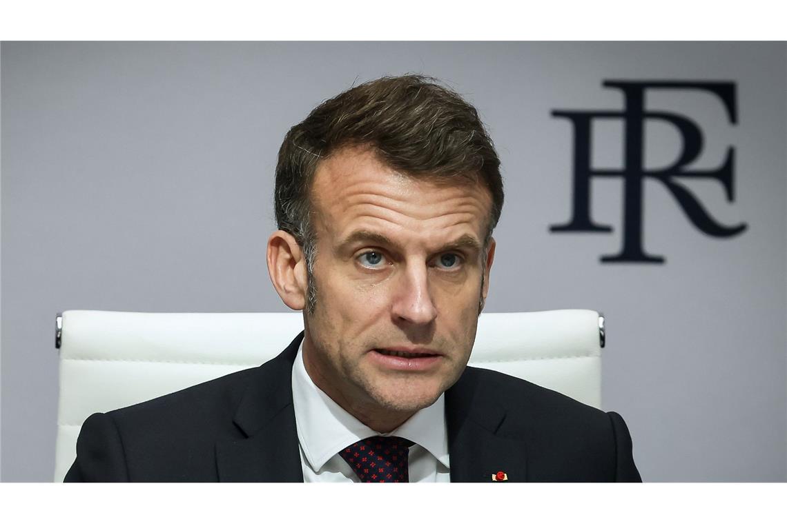 Macron hat den Angriff auf französische Soldaten im Irak verurteilt (Archivbild).