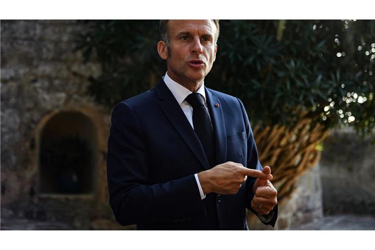 Macron hatte im Juli angekündigt, einen palästinensischen Staat anerkennen zu wollen. (Archivbild)