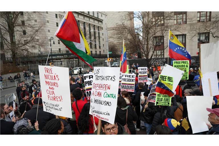 Maduro und seine Frau erschienen zum zweiten Mal vor einem New Yorker Gericht.