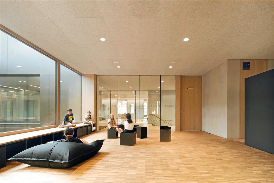 Maickler-Grundschule, Fellbach, innen. Architektur: löhle neubauer architekten B...