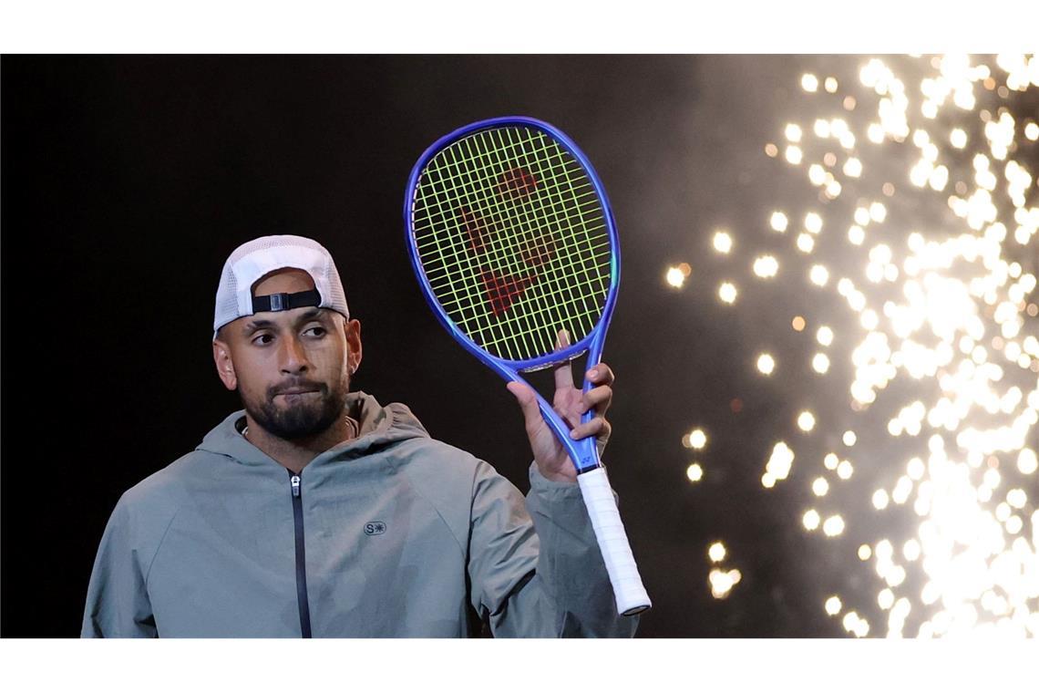 Mal wieder im Scheinwerferlicht: Tennis-Entertainer Nick Kyrgios