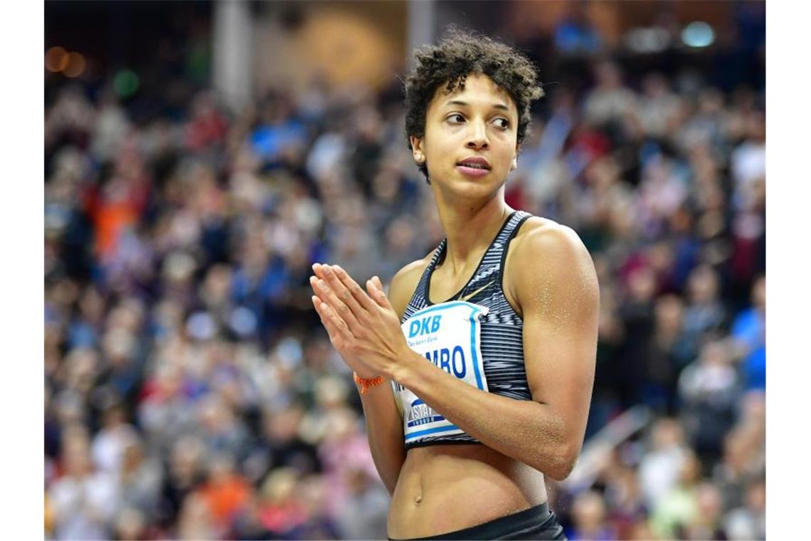 Malaika Mihambo gehört zu den prominentesten Teilnehmer der 120. deutschen Leichtathletik-Meisterschaften. Foto: Soeren Stache/dpa-Zentralbild/dpa