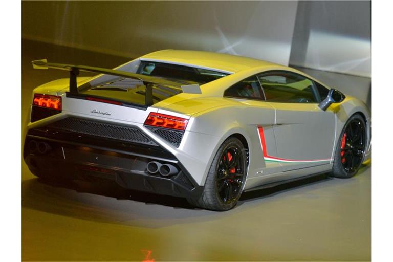 Man gönnt sich ja sonst nichts: ein Lamborghini Gallardo LP 570-4 Squadra Corse. Foto: Uli Deck/dpa/Symbolbild