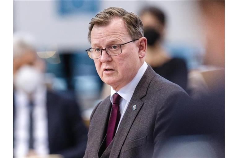 „Man muss mit gar keinem Politiker zufrieden sein, wenn es um medizinische Entscheidungen geht“: Bodo Ramelow. Foto: Michael Reichel/dpa