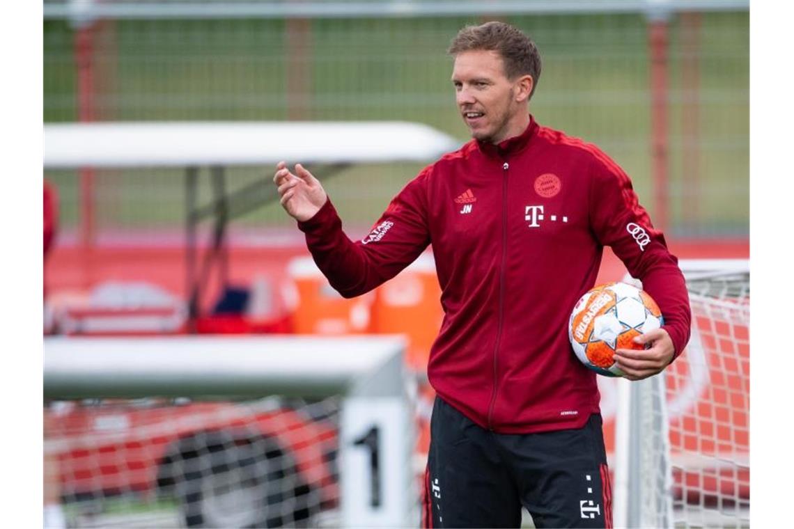 „Man sollte als Bayern München immer Spiele gewinnen wollen“, sagt Trainer Julian Nagelsmann. Foto: Sven Hoppe/dpa