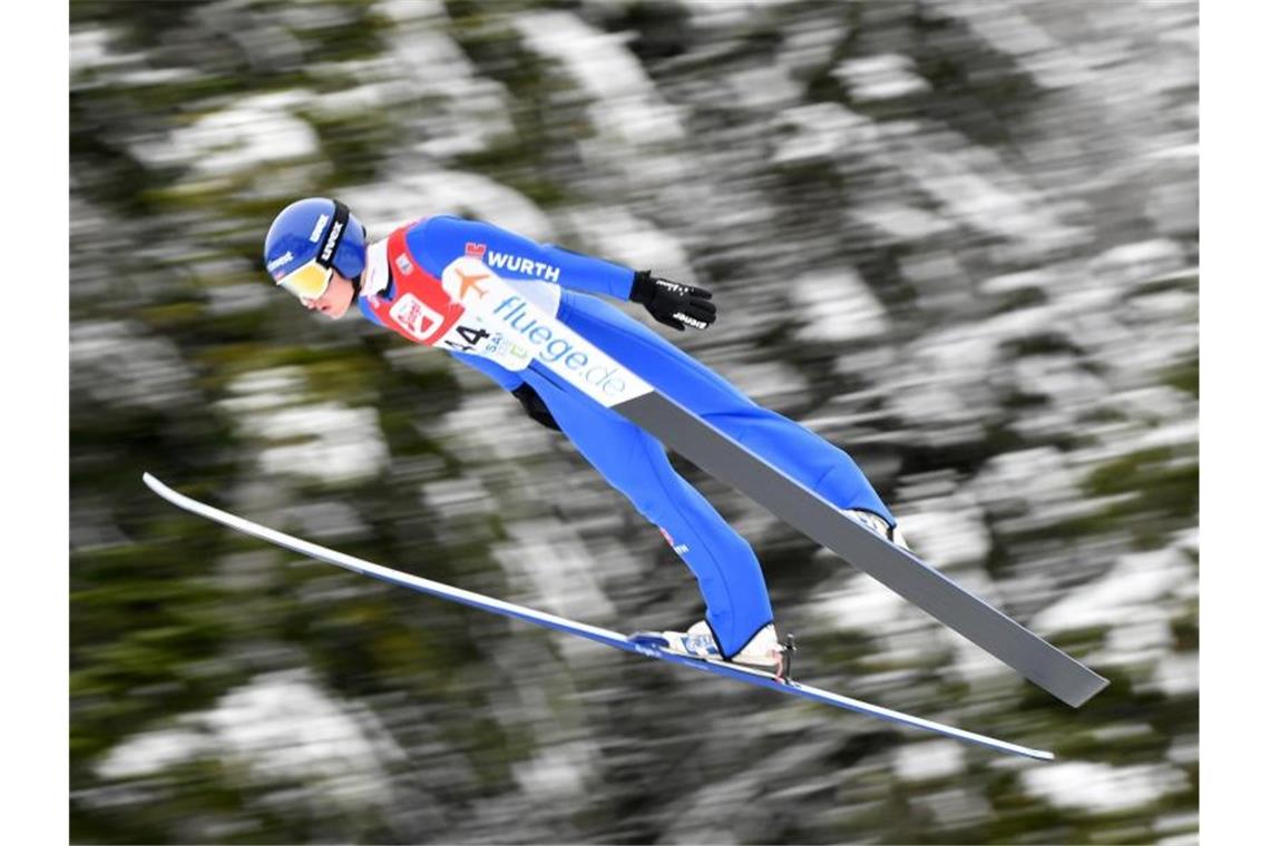 Manuel Faißt wurde in Val di Fiemme disqualifiziert. Foto: Barbara Gindl/APA/dpa