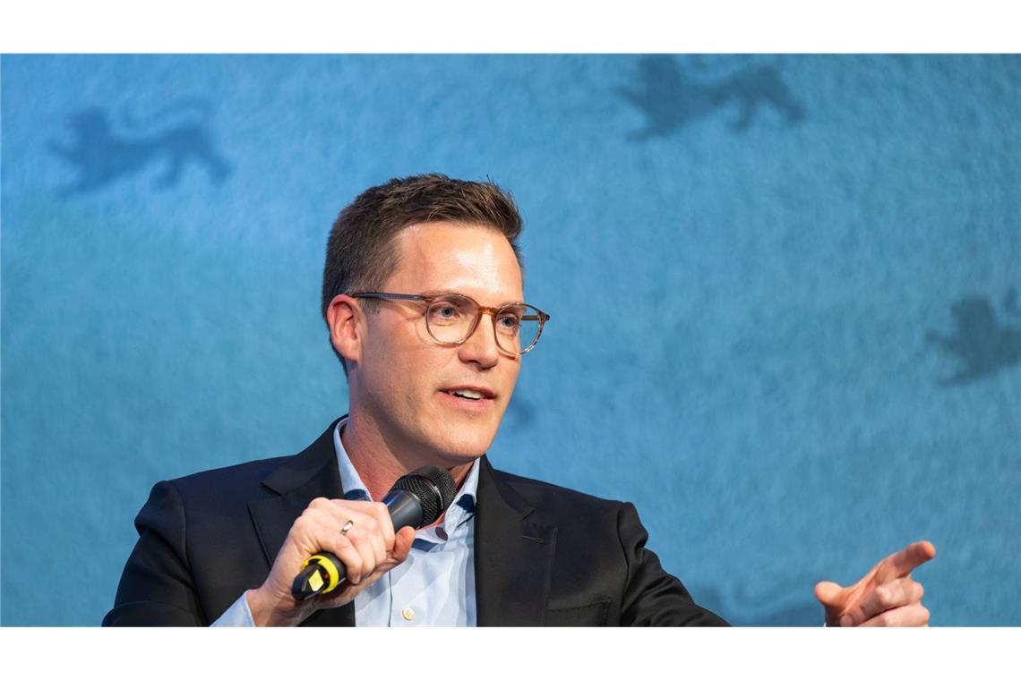 Manuel Hagel, der Vorsitzende der CDU Baden-Württemberg: „Von einer empathischen und mitfühlenden Mitte aus.“