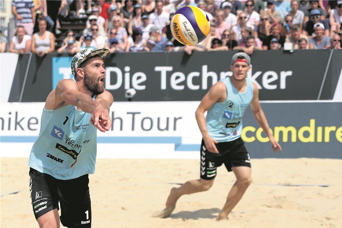 Manuel Harms bucht Ticket zur Meisterschaft Manuel Harms (links) startet bei der deutschen Meisterschaft. Foto: privat