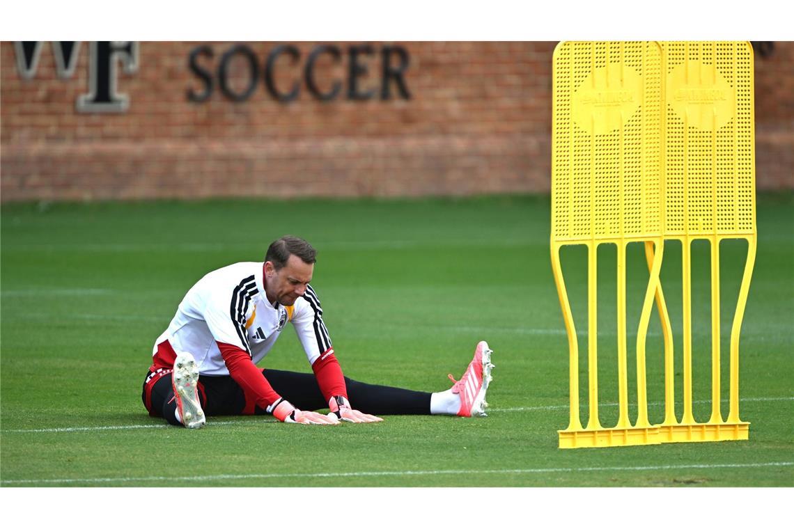 Manuel Neuer bereitet sich auf den nächsten WM-Einsatz vor.