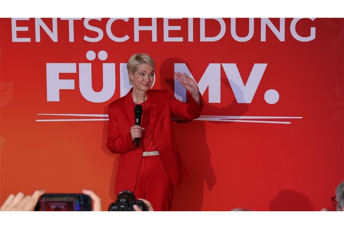 Manuela Schwesig kann wohl Ministerpräsidentin bleiben.