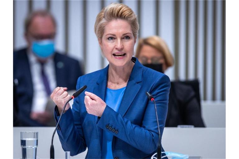 Manuela Schwesig (SPD), Ministerpräsidentin von Mecklenburg-Vorpommern. Foto: Jens Büttner/dpa-Zentralbild/dpa