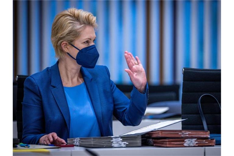 Manuela Schwesig zog wegen einer Verbal-Attacke von Hamburgs CDU-Vorsitzendem Christoph Ploß vor Gericht. Foto: Jens Büttner/dpa-Zentralbild/dpa