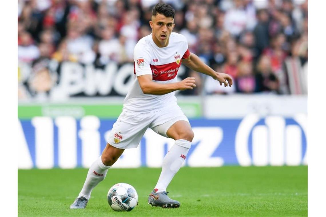 VfB-Kapitän Kempf sieht vor Derby „keine Unruhe im Team“ Marc Oliver Kempf, Kapitän des VfB Stuttgart. Foto: Tom Weller/dpa/Archivbild
