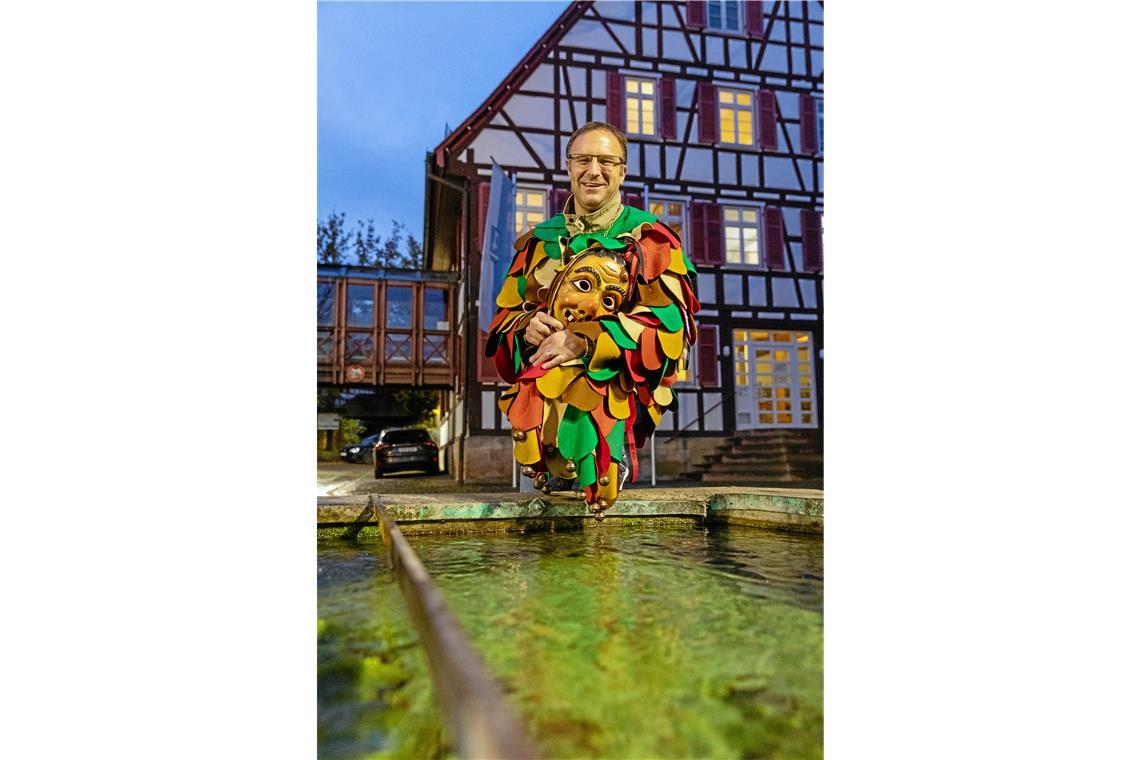 Unterweissacher Carnevals-Club: Die Tradition der Ziegelhütte lebt weiter Marcel Fiechtner ist seit 1996 Mitglied im Verein, seit 2014 im Vorstand. Fotos: Alexander Becher