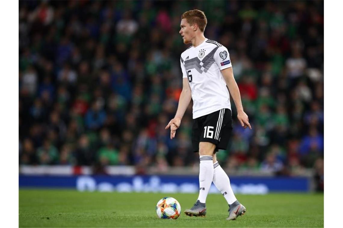 Marcel Halstenberg bestritt bisher sechs Länderspiele für die deutsche Fußball-Nationalmannschaft. Foto: Christian Charisius/dpa