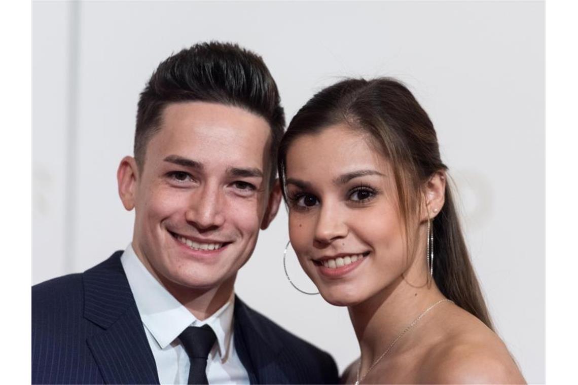 Turn-Paar Marcel Nguyen und Michelle Timm trennt sich Marcel Nguyen und Michelle Timm. Foto: Patrick Seeger/dpa/Archivbild