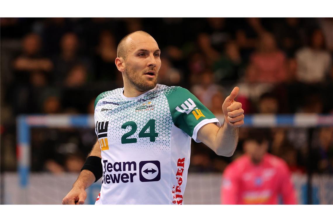 TVB Stuttgart fertigt Frisch Auf Göppingen im Derby ab Marcel Schiller vergab zu viele freie Chancen.