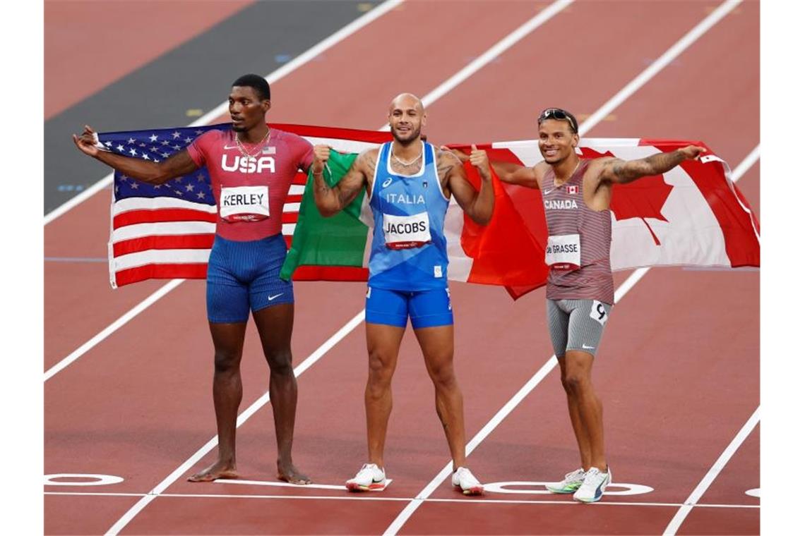 Bolts Nachfolger über 100 Meter: Jacobs überrascht mit Gold