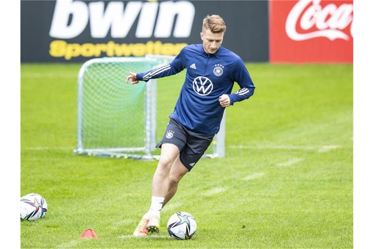 Marco Reus konnte nicht am Abschlusstraining teilnehmen. Foto: Tom Weller/dpa