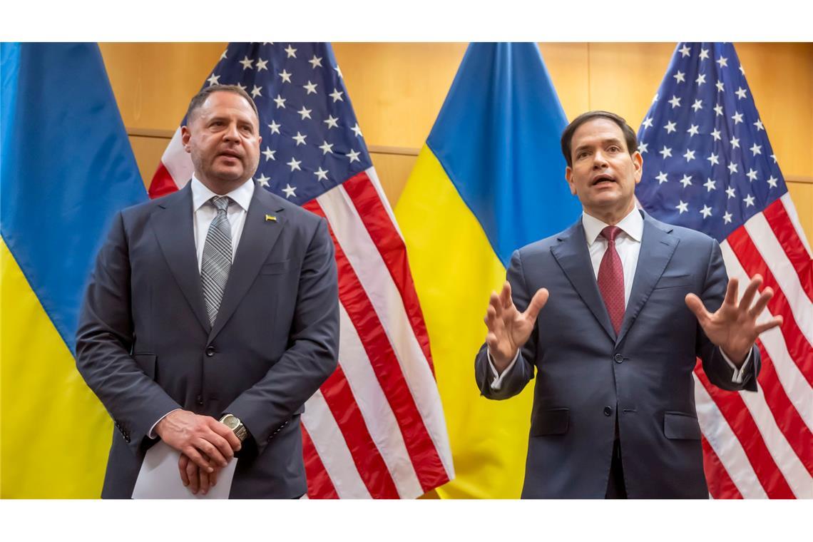 Ukraine-Gespräche: Rubio sieht "sehr gutes Arbeitsergebnis"