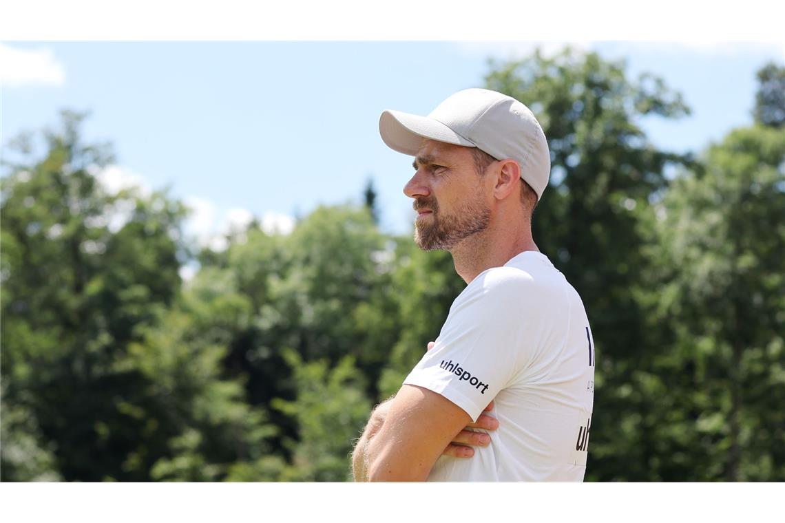 Kantersieg zum Testspielauftakt gegen VfR Mannheim Marco Wildersinn konnte zufrieden sein.
