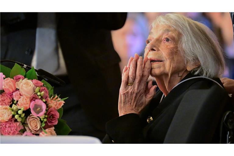 Margot Friedländer hatte am 7. Mai ihren letzten öffentlichen Auftritt in Berlin und starb am 9. Mai. (Archivbild)