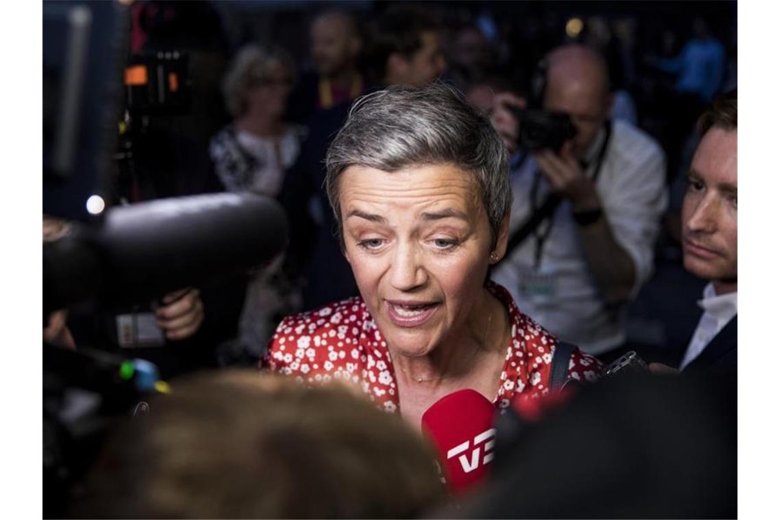Hayek-Preise für Margrethe Vestager und Wolfgang Clement Margrethe Vestager. Foto: Nikolai Linares/Ritzau Scanpix/AP/Archivbild
