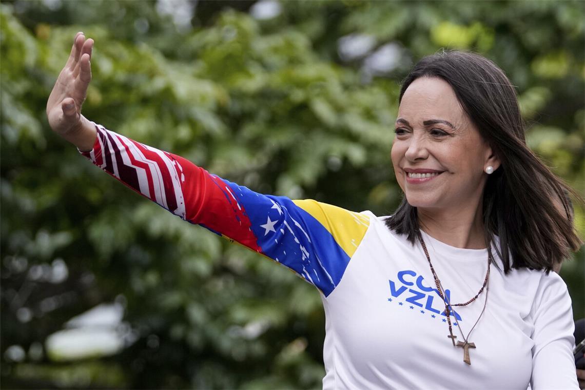 Beharrlicher Kampf für die Demokratie Maria Corina Machado erhält den Friedensnobelpreis.