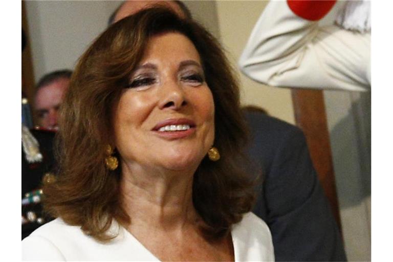Maria Elisabetta Casellati hat 382 Stimmen bekommen. Nicht genug. Foto: Vincenzo Livieri/LaPresse via ZUMA Press/dpa