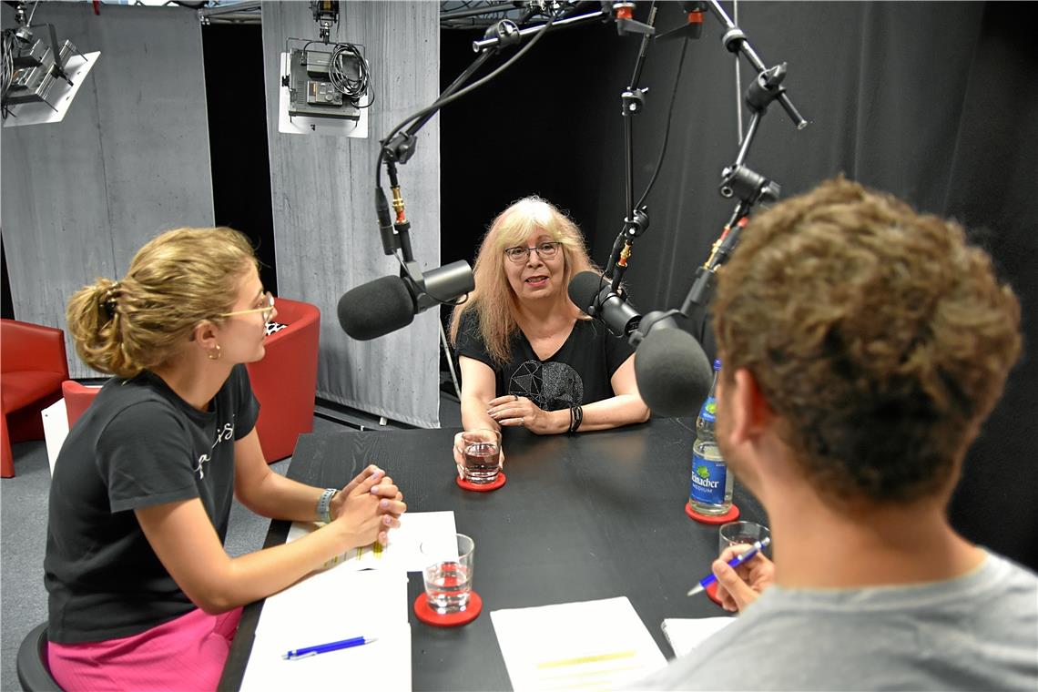 Marina Heidrich plaudert im BKZ-Podcast aus dem Nähkästchen. Foto: Tobias Sellmaier