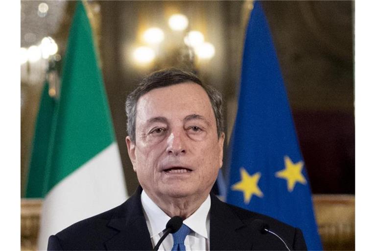 Mario Draghi ist mit der Bildung einer neuen Regierung beauftragt worden. Foto: Alessandra Tarantino/AP POOL/dpa