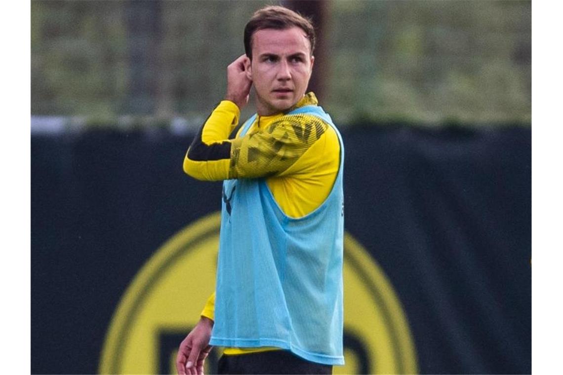 Götze vor Abschied aus Dortmund - Haaland fühlt sich wohl Mario Götze möchte Dortmund verlassen. Foto: David Inderlied/dpa