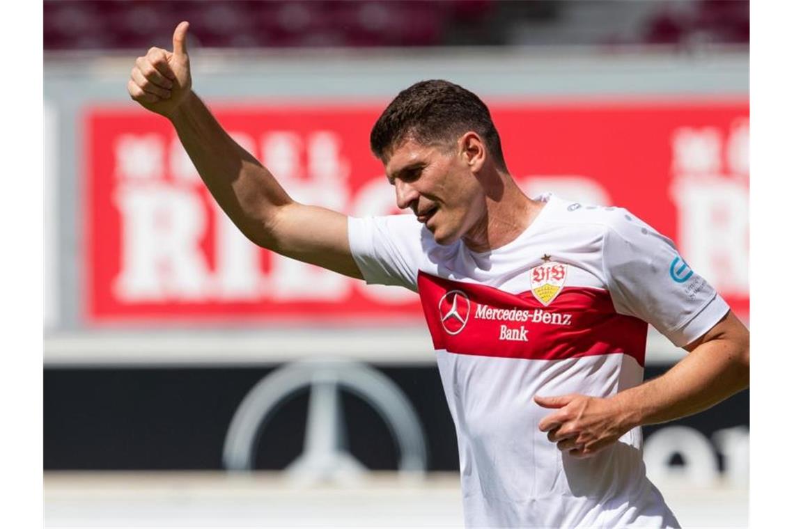 Adventsüberraschung: Mario Gomez lässt Kinderaugen leuchten Mario Gomez. Foto: Tom Weller/dpa/Archivbild