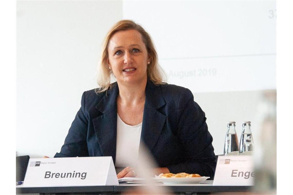 Marjoke Breuning, Vizepräsidentin des Baden-Württembergischen Industrie- und Handelskammertags (BWIHK) und Präsidentin der Industrie- und Handelskammer Region Stuttgart. Foto: Christopher Hirsch/dpa/Archivbild