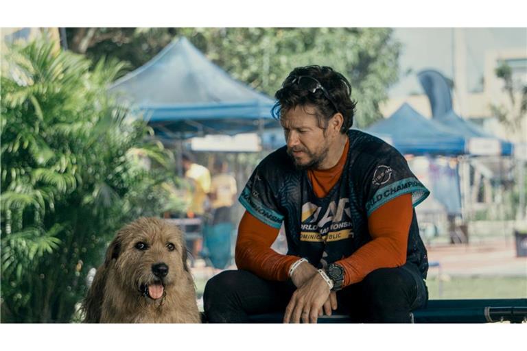 Mark Wahlberg als Michael in einer Szene des Films "Arthur der Große". Der Schauspieler setzt sich für die Adoption von Haustieren ein.