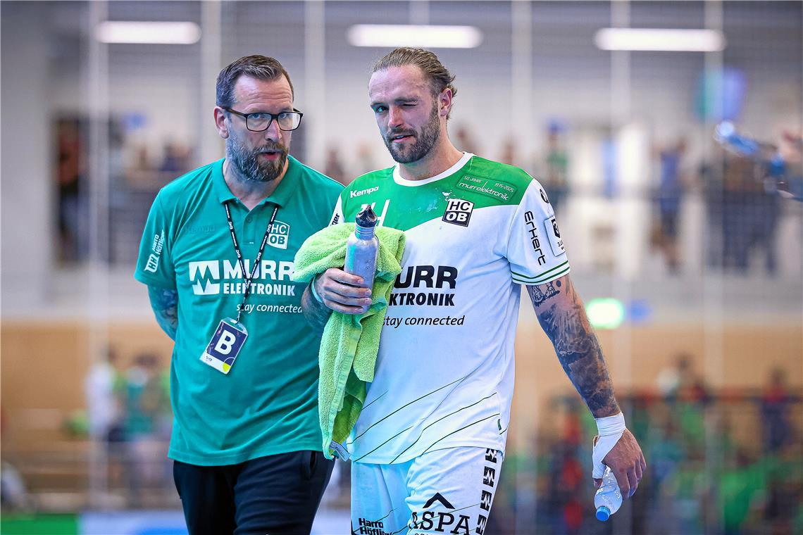Markus Dangers und Stephan Just // Handball, Aufstiegsrunde Männer HC Oppenweile...
