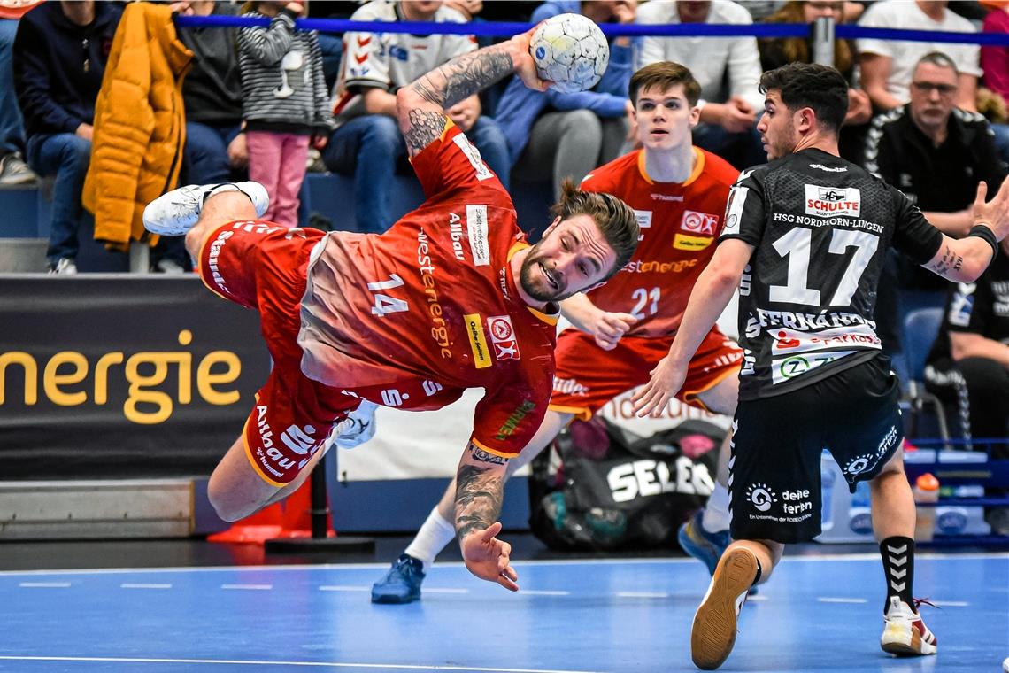 HC Oppenweiler/Backnang angelt sich Markus Dangers von TUSEM Essen Markus Dangers will sich in der neuen Saison auch für den HCOB am Kreis energisch durchsetzen. Foto: Imago