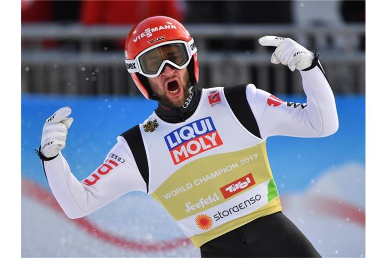 Markus Eisenbichler gehört zu den deutschen Hoffnungsträgern bei der diesjährigen Vierschanzentournee. Foto: Hendrik Schmidt/zb/dpa