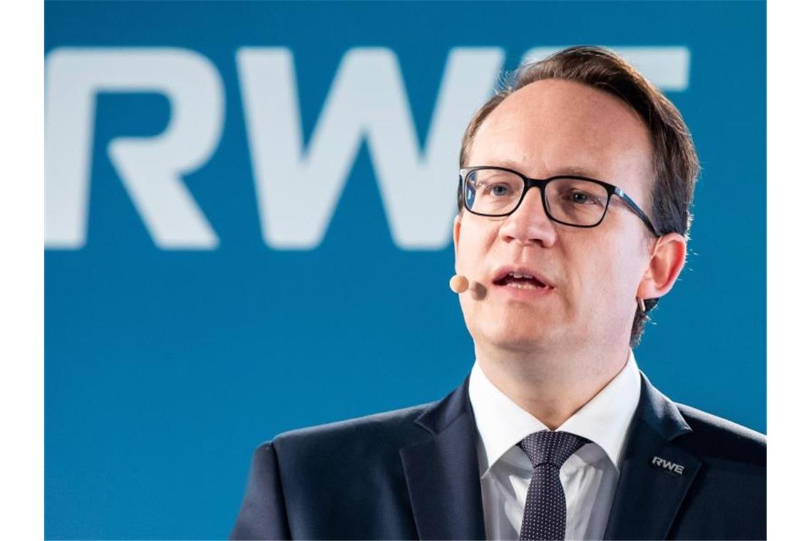 Markus Krebber, Finanzvorstand von RWE. Der Konzern legt am Donnerstg seine Geschäftszahlen vor. Foto: Marcel Kusch/dpa