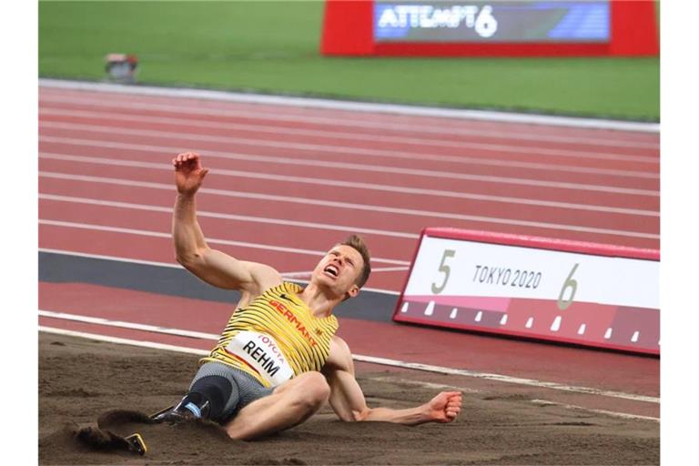 Markus Rehm holte die Goldmedaille im Weitsprung. Foto: Karl-Josef Hildenbrand/dpa