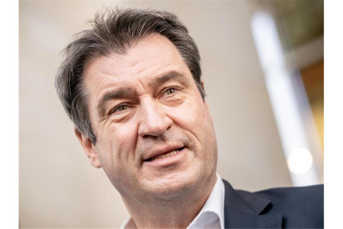 Markus Söder bewirbt sich als Kanzlerkandidat für die Union. Foto: Michael Kappeler/dpa