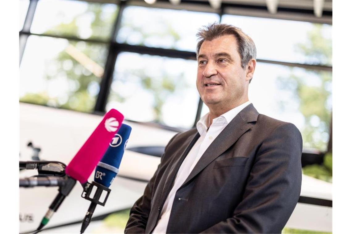 Helfer oder Kritiker? Söders Balanceakt im Wahlkampf Markus Söder (CSU), Parteivorsitzender und Ministerpräsident von Bayern. Foto: Matthias Balk/dpa