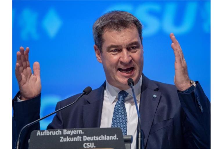 Markus Söder, CSU-Parteivorsitzender und Ministerpräsident von Bayern. Foto: Peter Kneffel/dpa