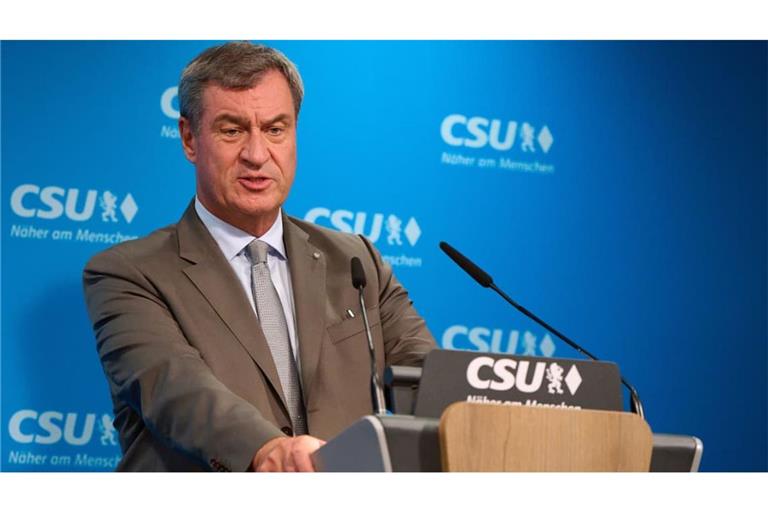 Markus Söder (CSU) warnt mit Blick auf die AfD vor einem Scheitern der Bundesregierung.